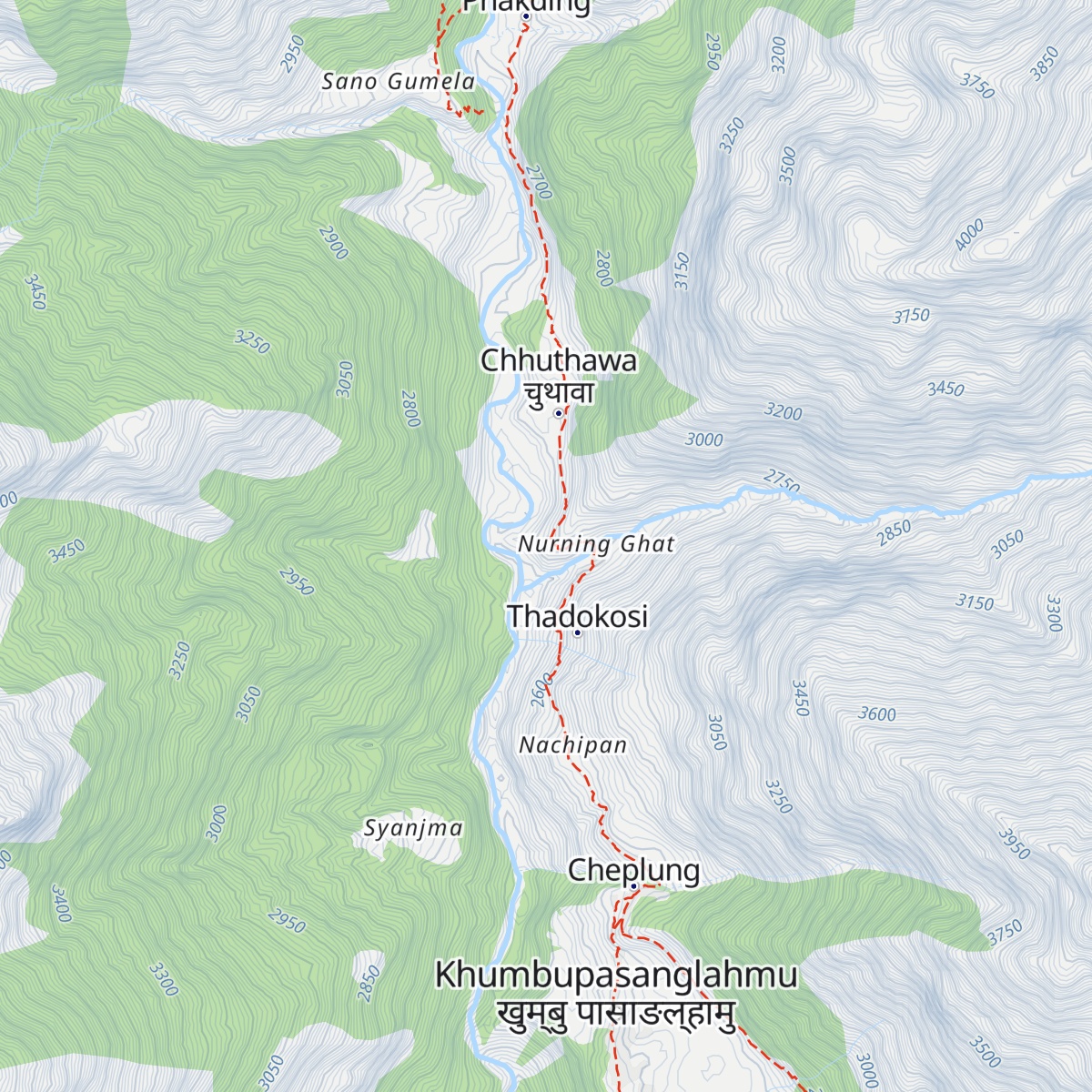 Sherpa's view point map