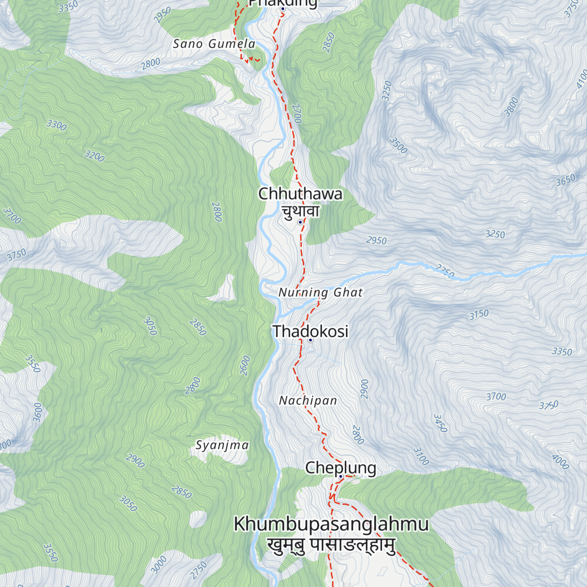 Sherpa's view point map