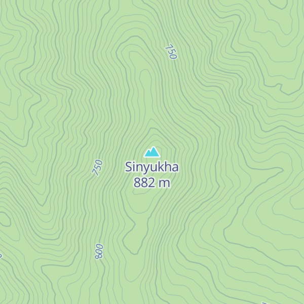 Map of Sinyukha