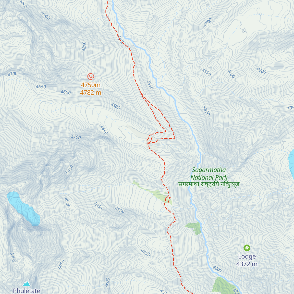 Snowland Lodge map