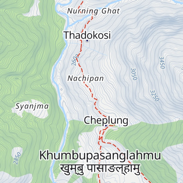 Map of Alpine guest house