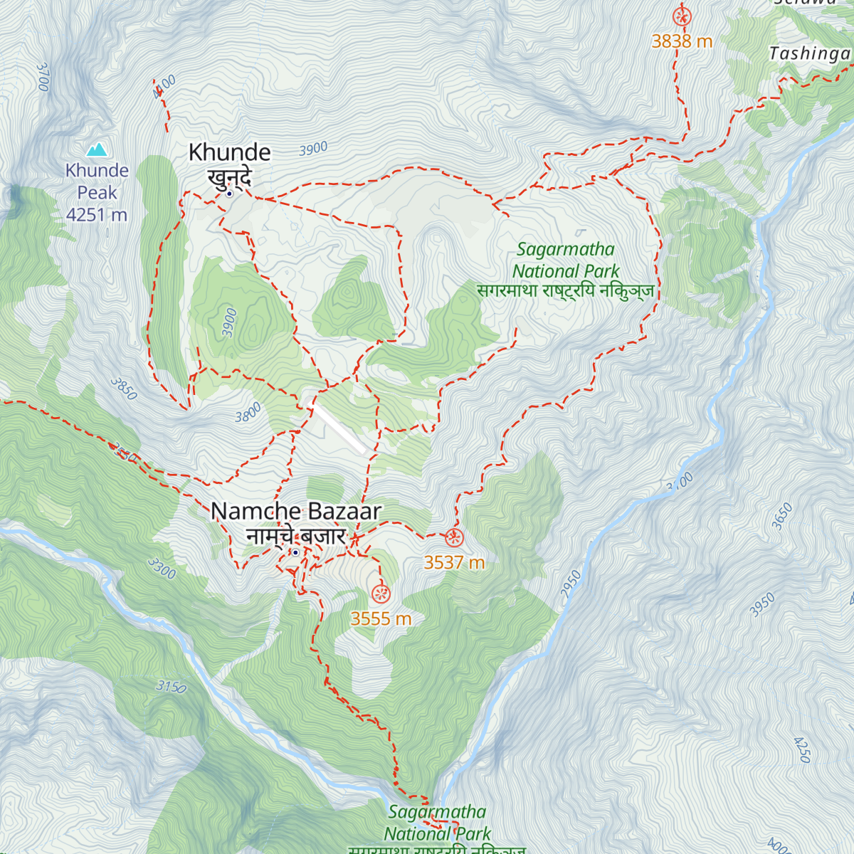 Sherpa Panorama Hotels map