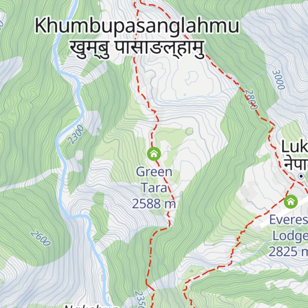 Map of Green Tara