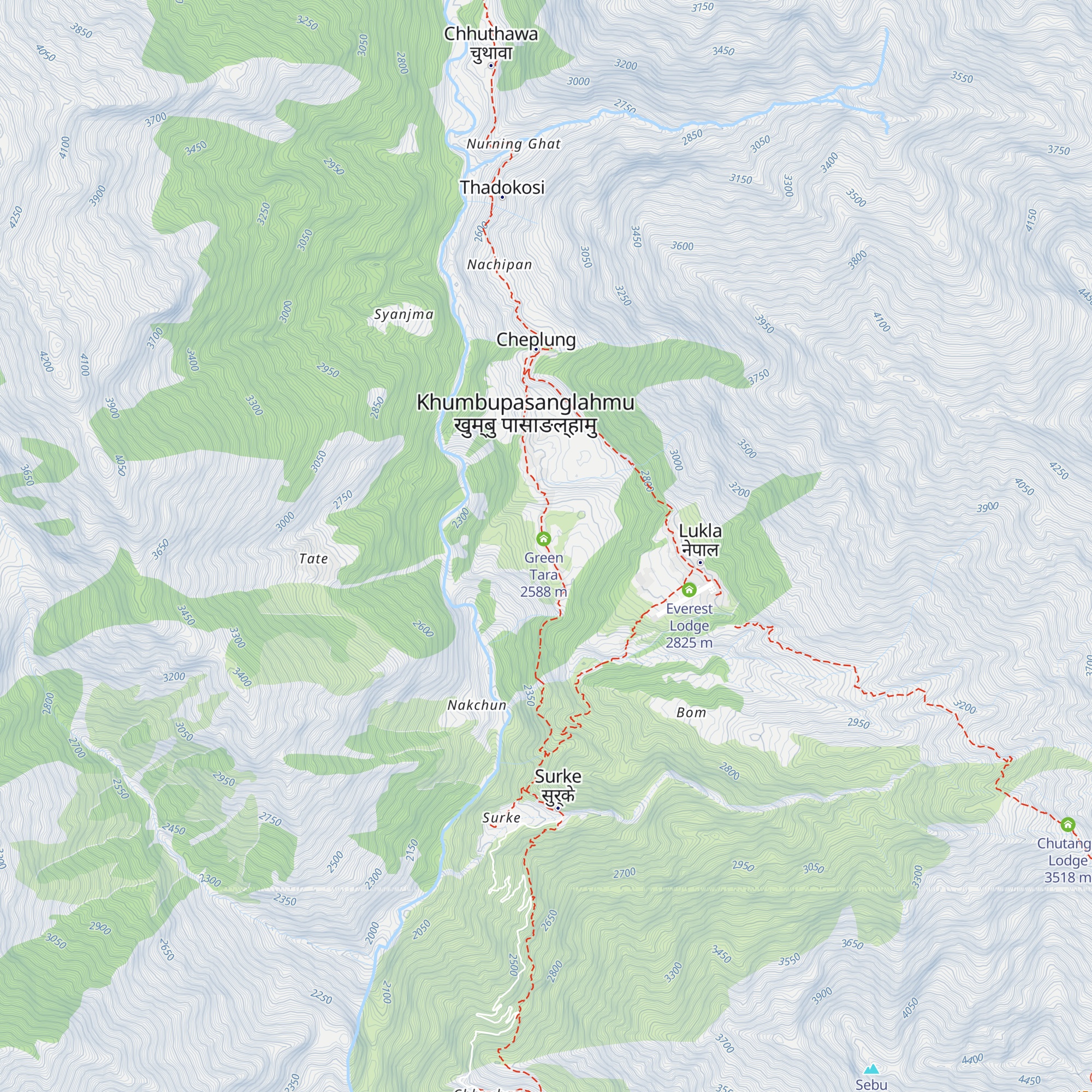 DANFE LODGE map