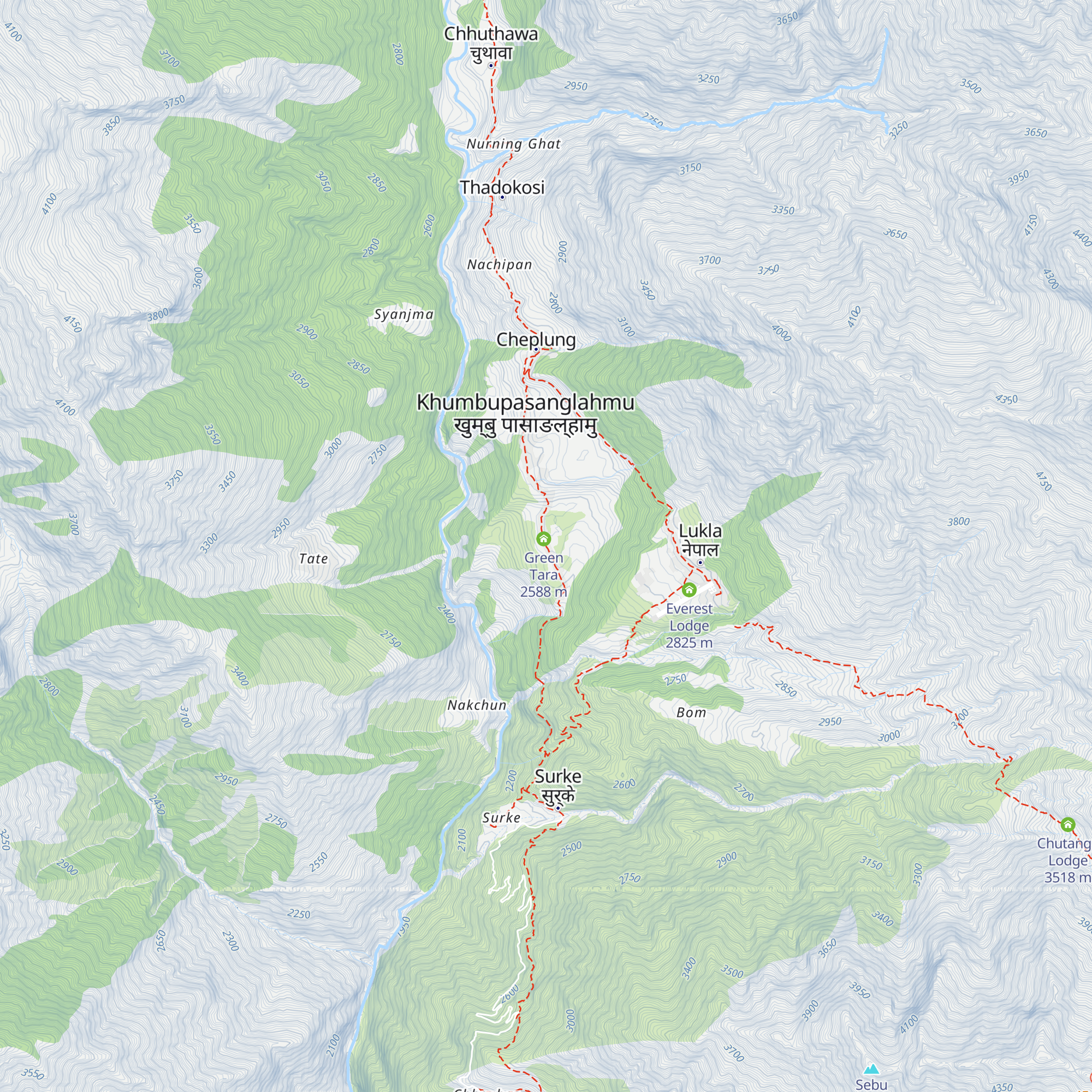 DANFE LODGE map
