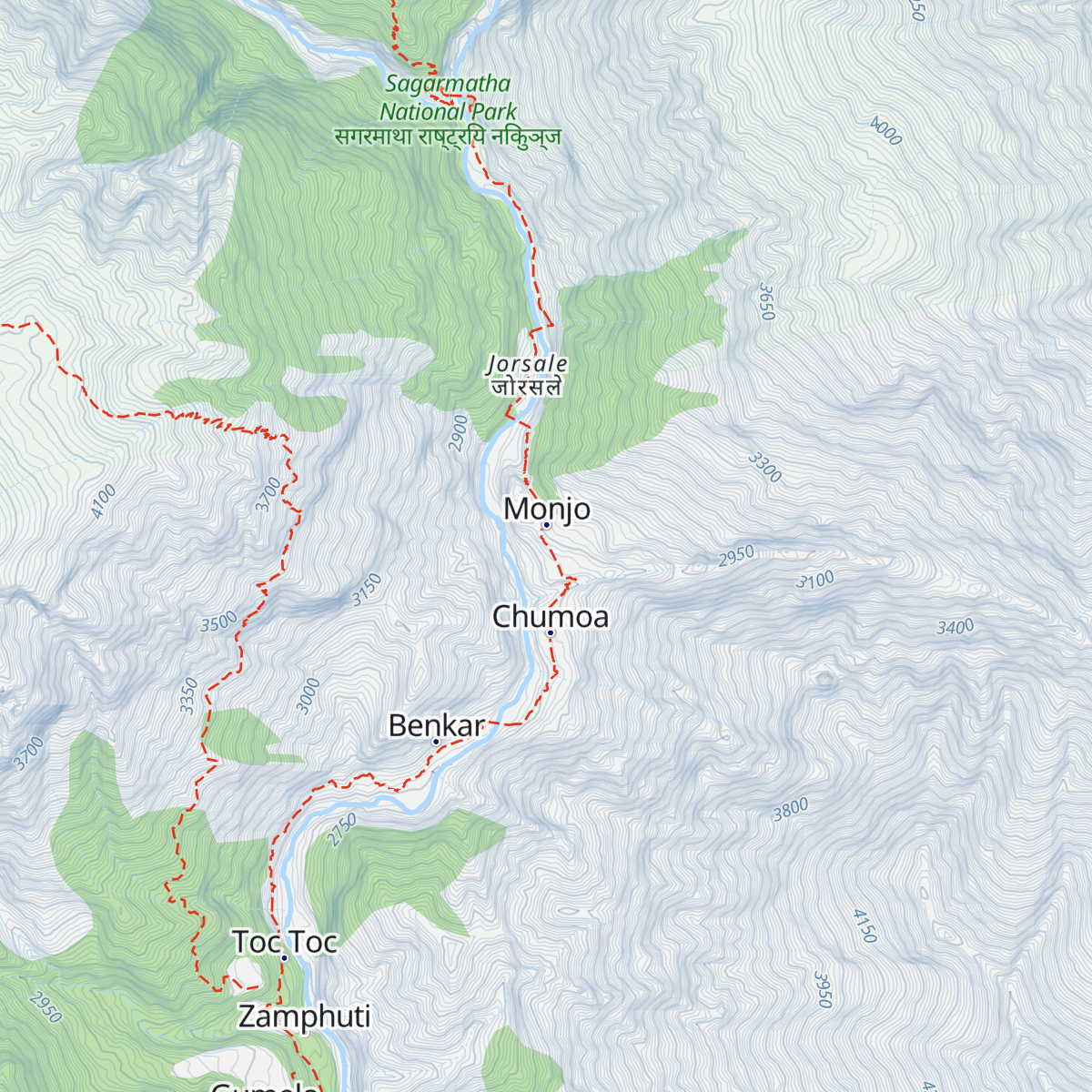Monjo map