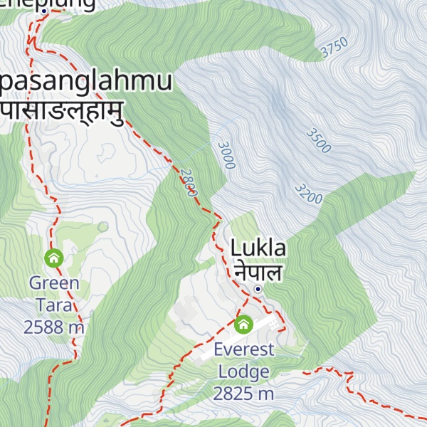 Map of Lukla Lodge