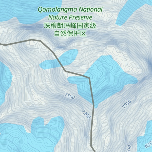 Map of Gyachung Kang