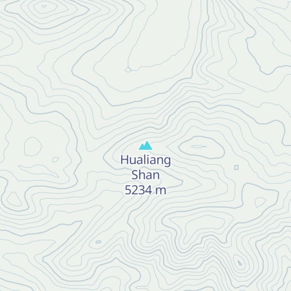 Map of Hualiang Shan