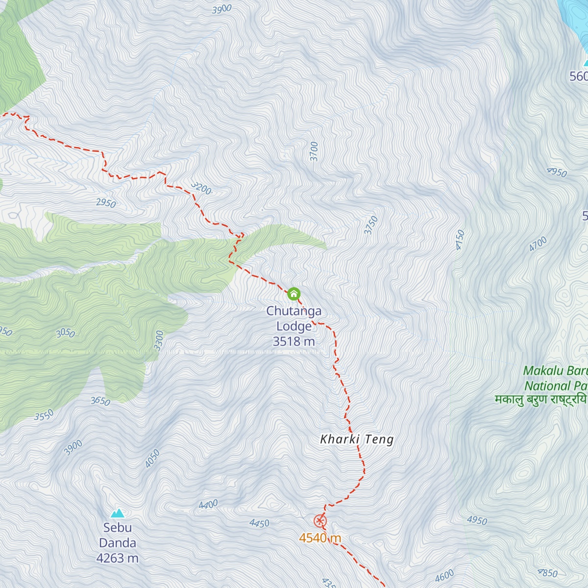 Chutanga Lodge map