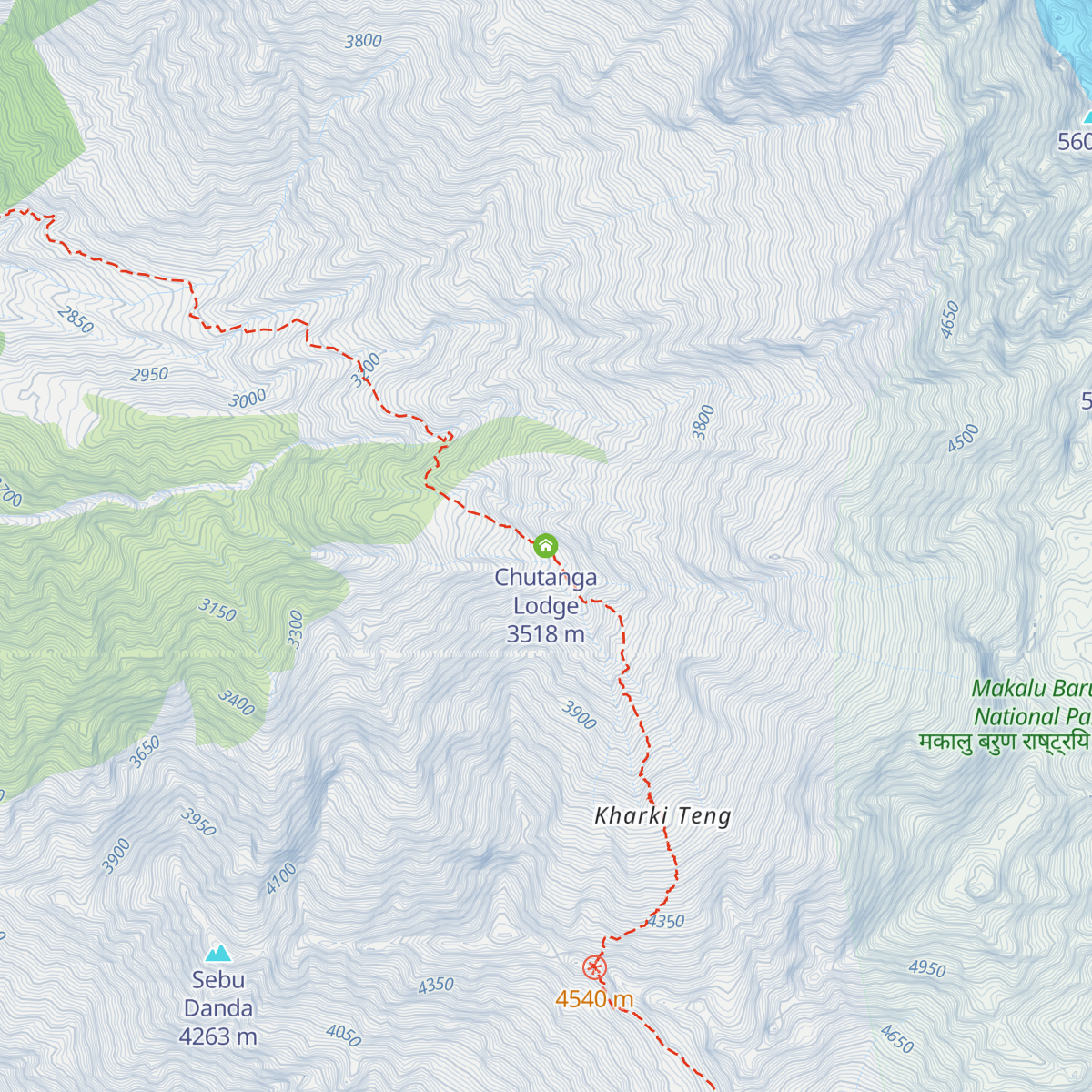 Chutanga Lodge map