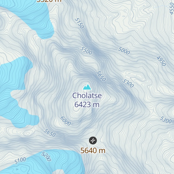 Map of Cholatse