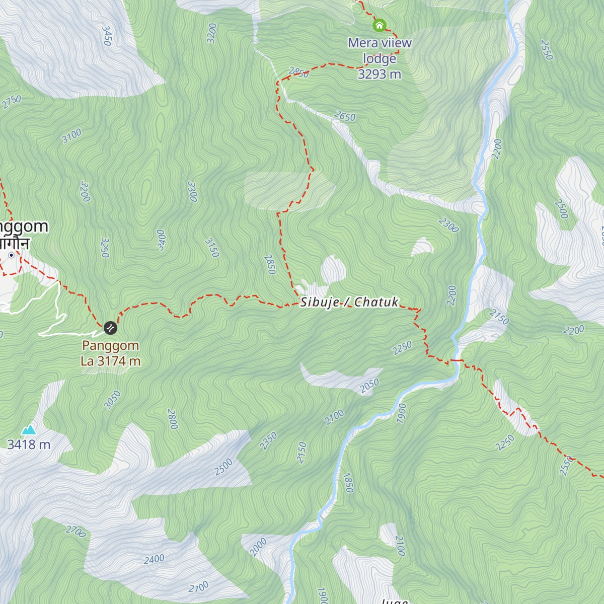 Namaste Lodge map