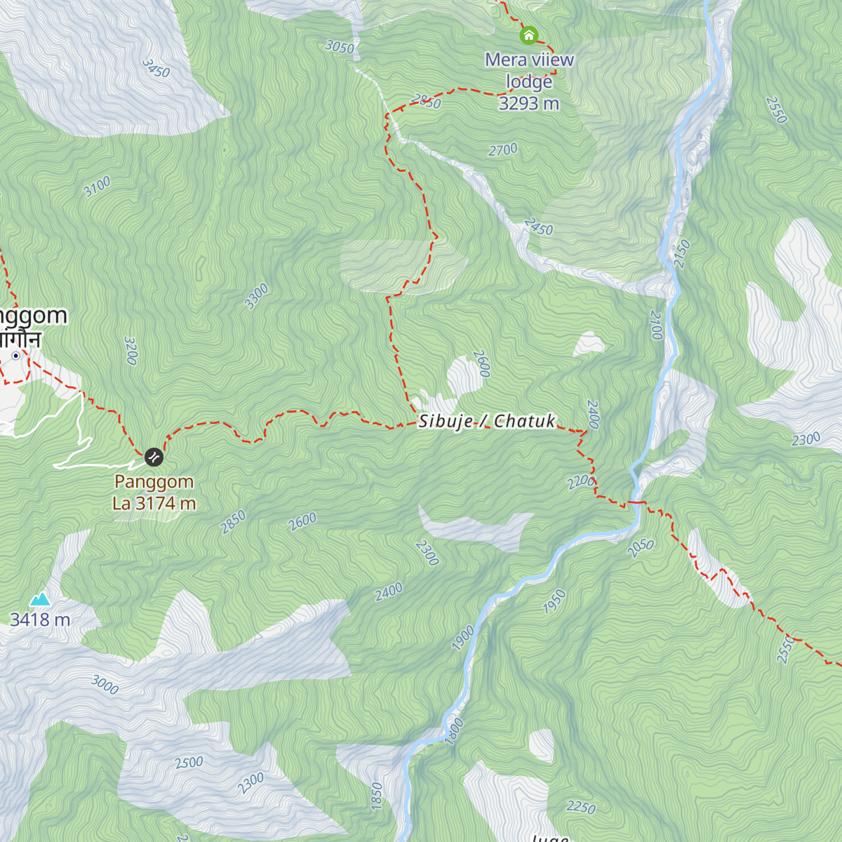 Namaste Lodge map