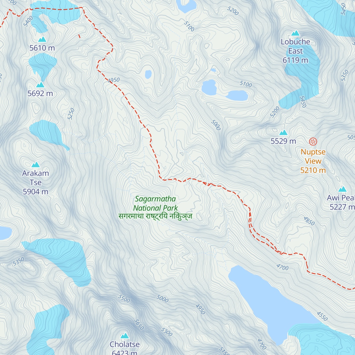 Cholatse Guest House map