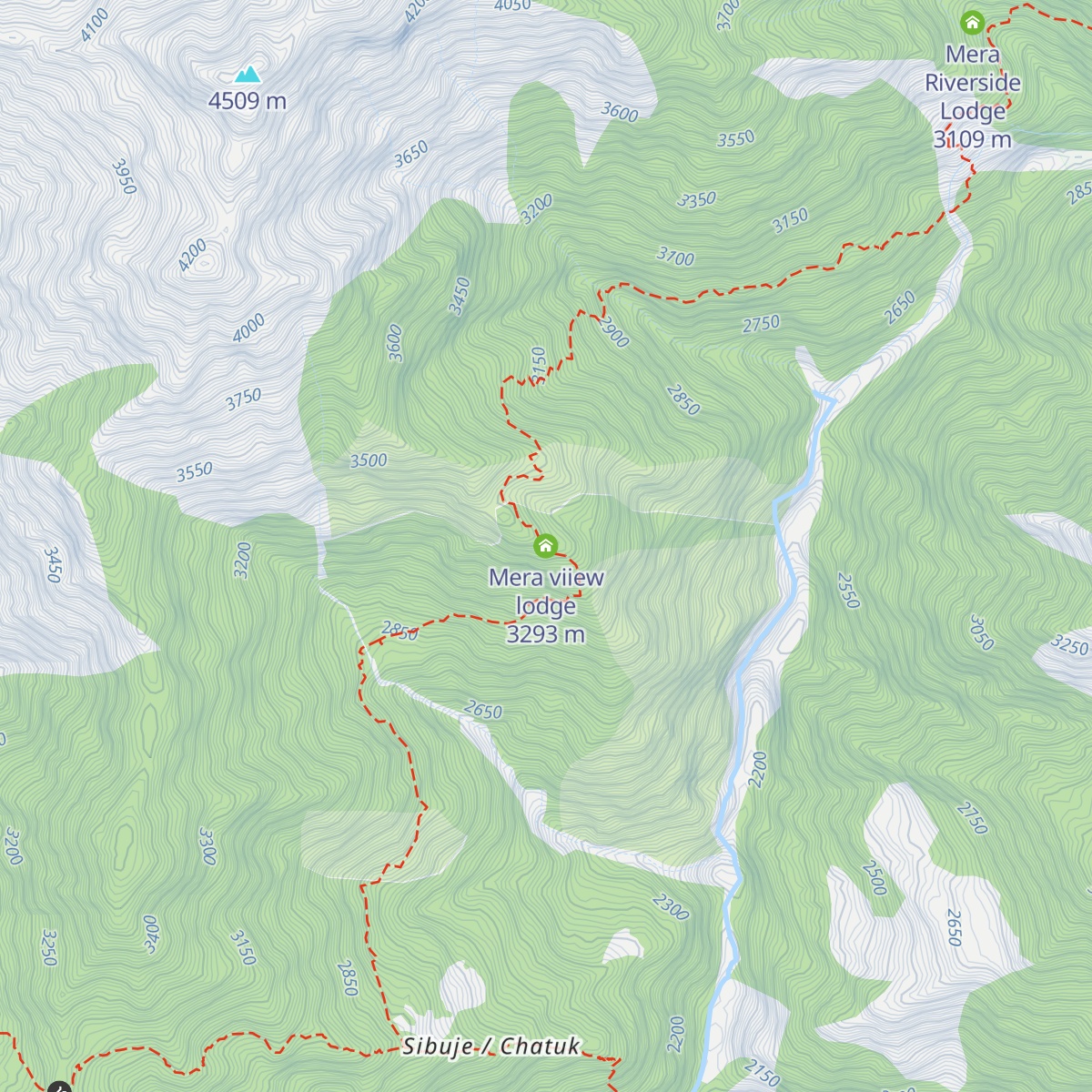 Mera viiew lodge map