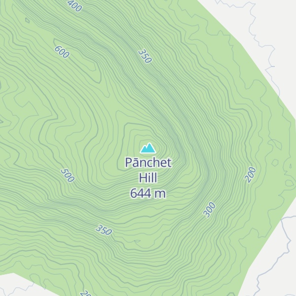 Map of Pānchet Hill