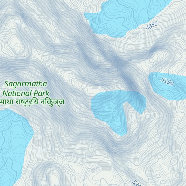 Map of Taboche