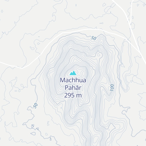 Map of Machhua Pahār