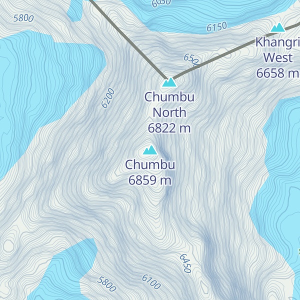 Map of Chumbu
