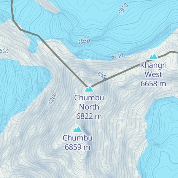 Map of Chumbu North