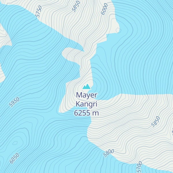 Map of Mayer Kangri
