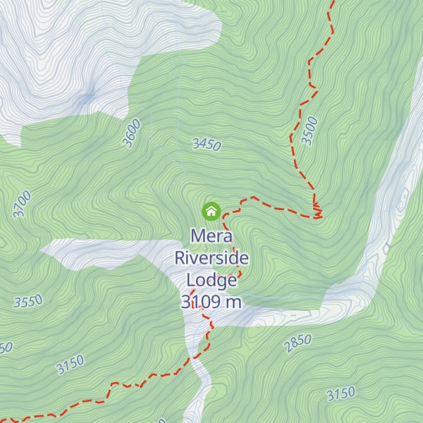Map of Mera Riverside Lodge
