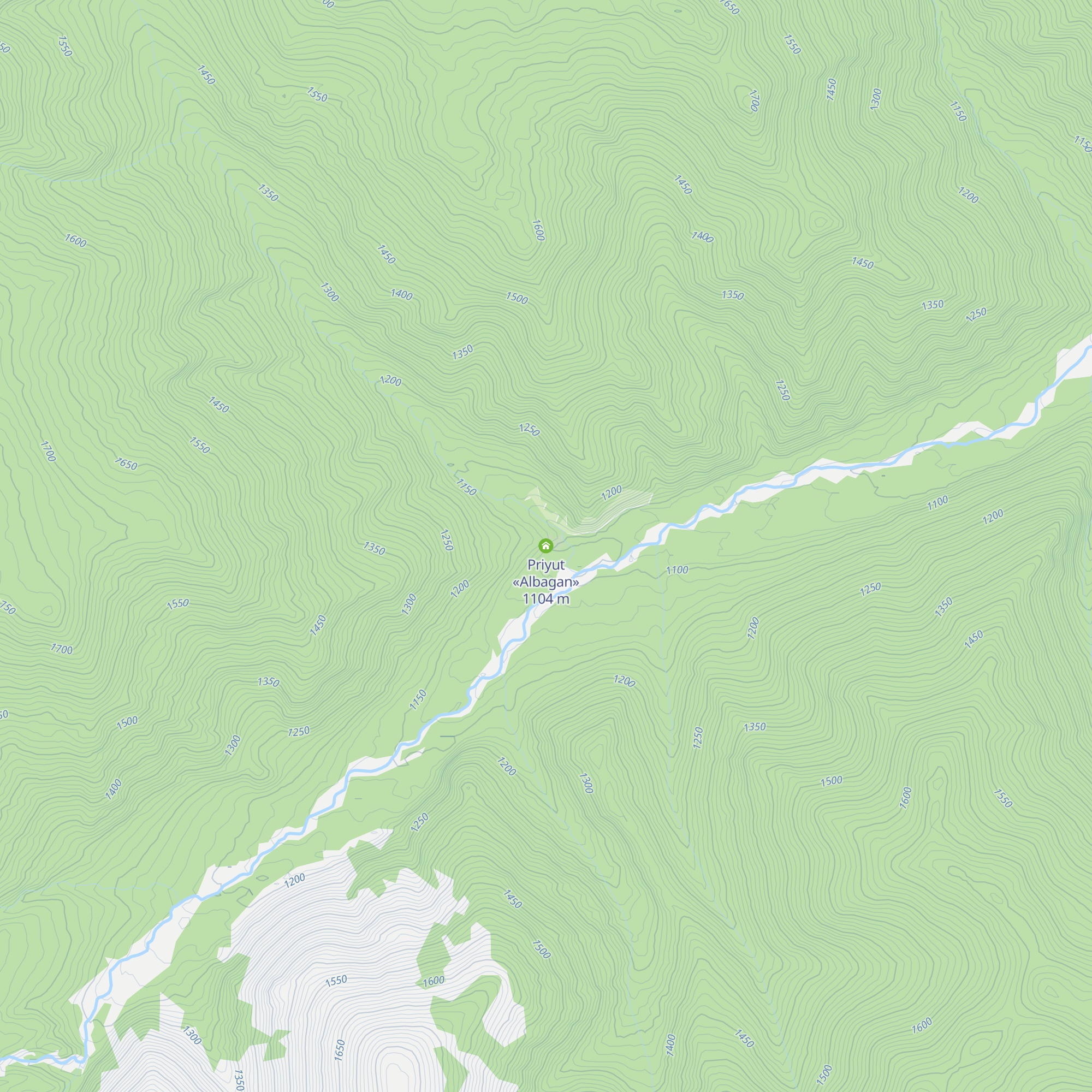 Priyut «Albagan» map