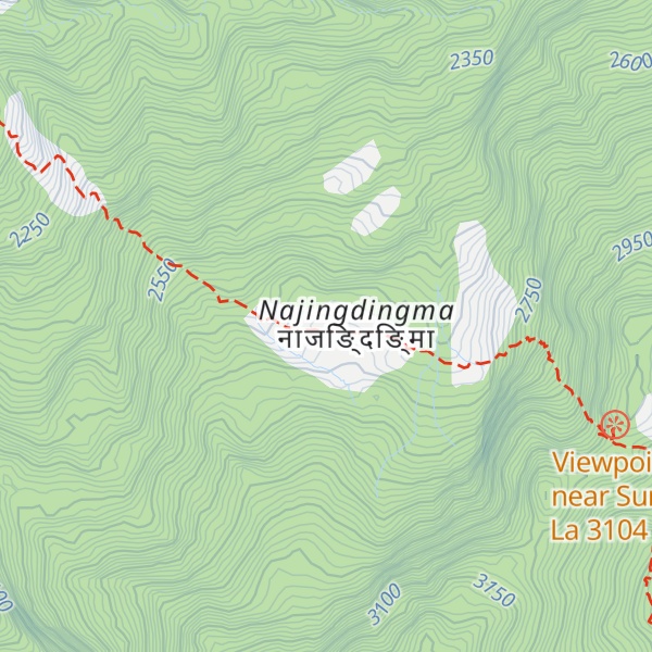 Map of Namaste Lodge