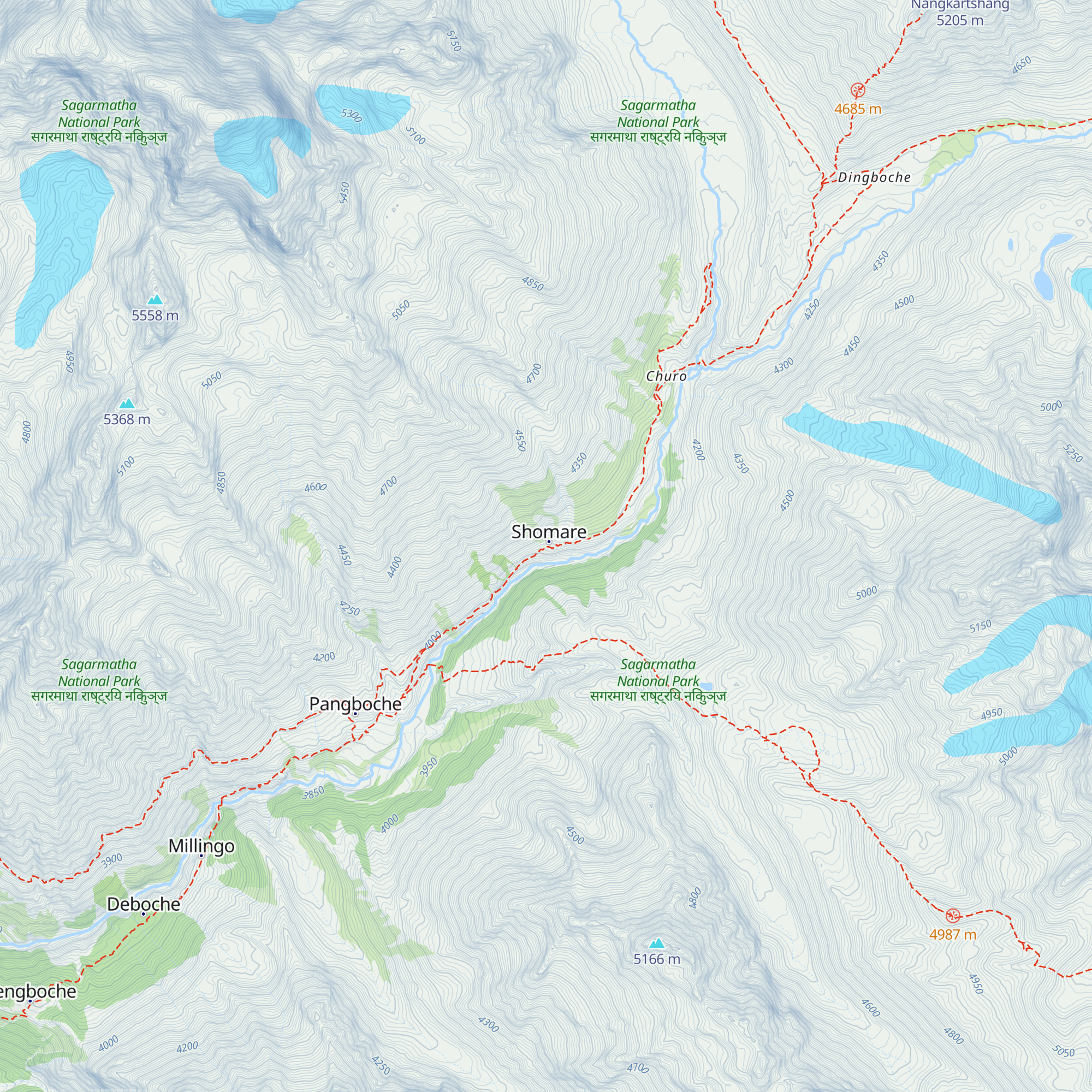 Pasang Lodge & Restaurant map