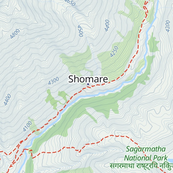 Map of Pasang Lodge & Restaurant