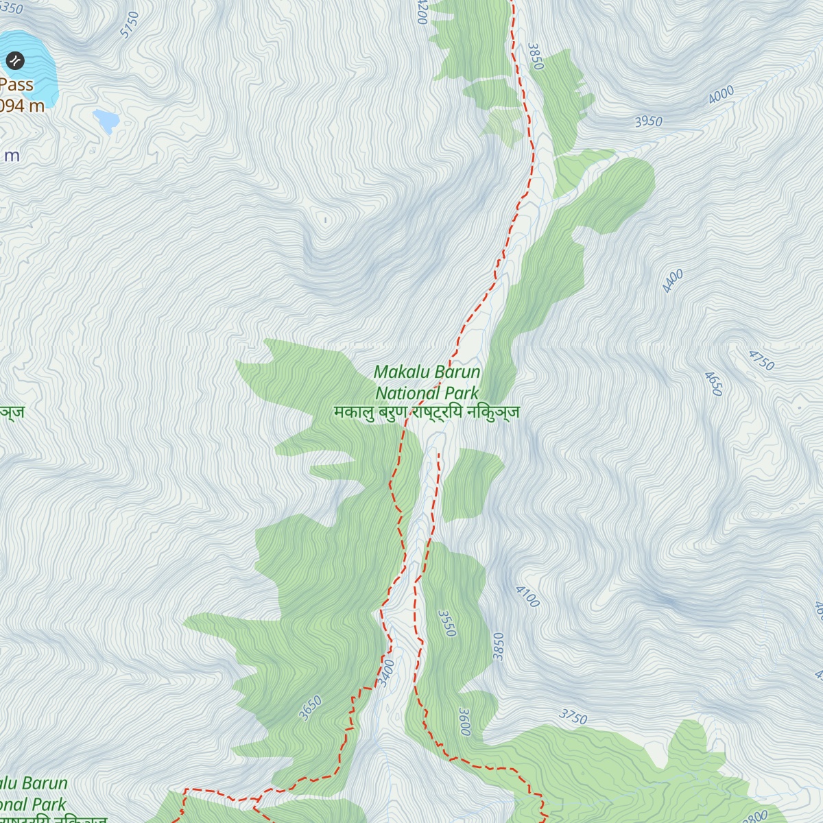 Namaste Lodge map