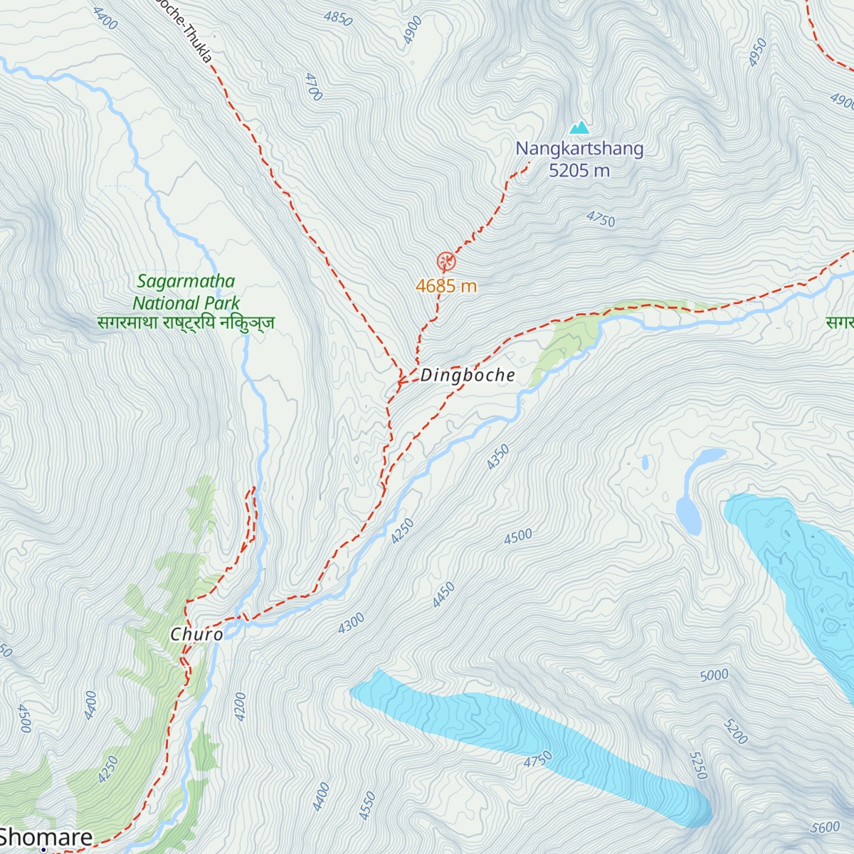 Tashi Delek Lodge and Restaurant map