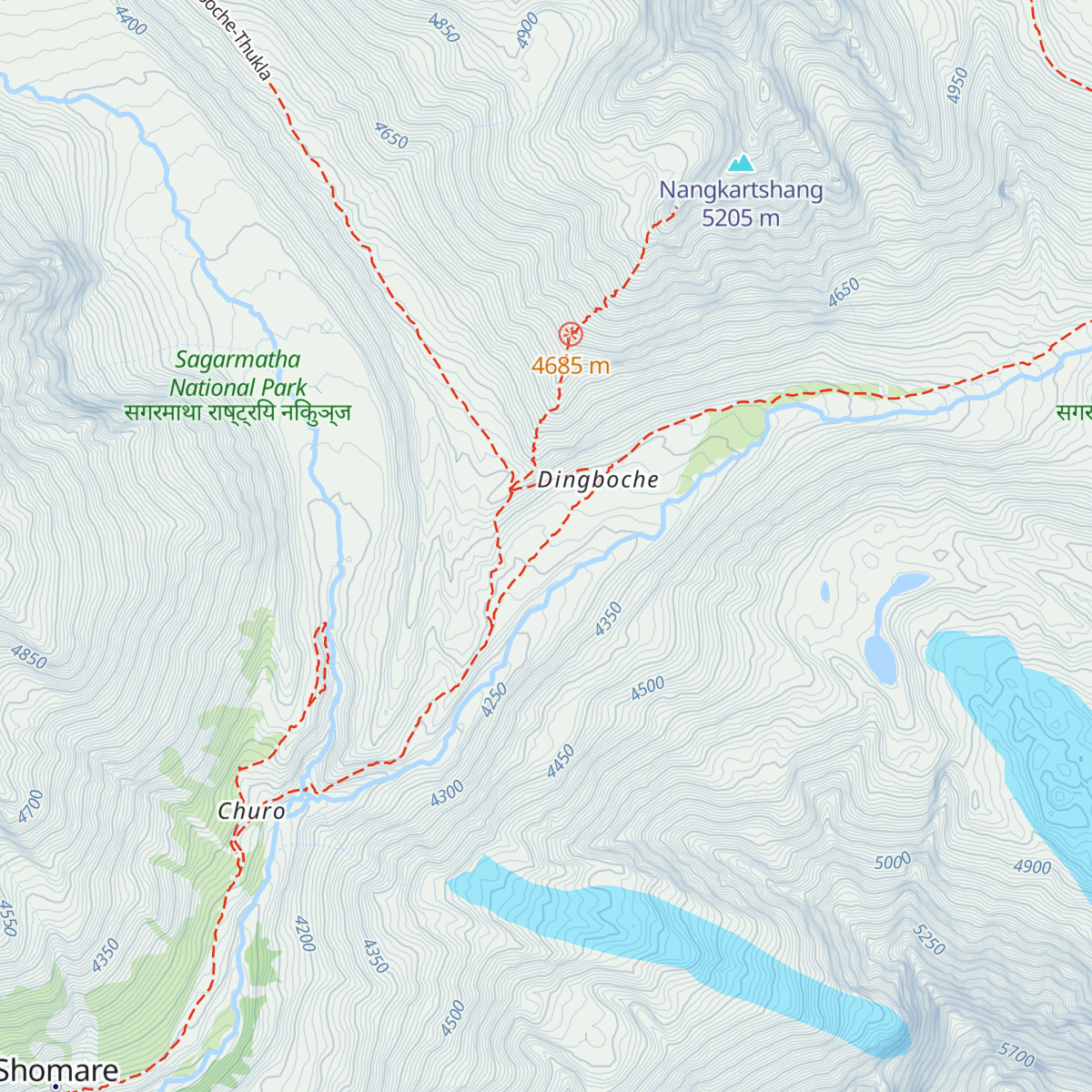 Tashi Delek Lodge and Restaurant map