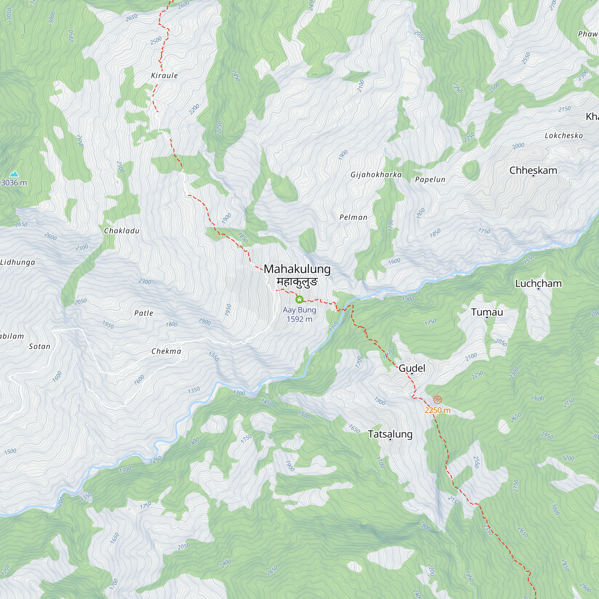 Aay Bung map