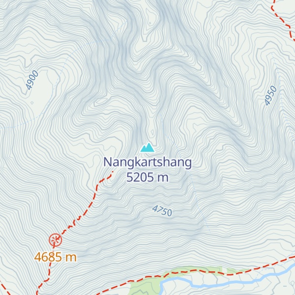 Map of Nangkartshang
