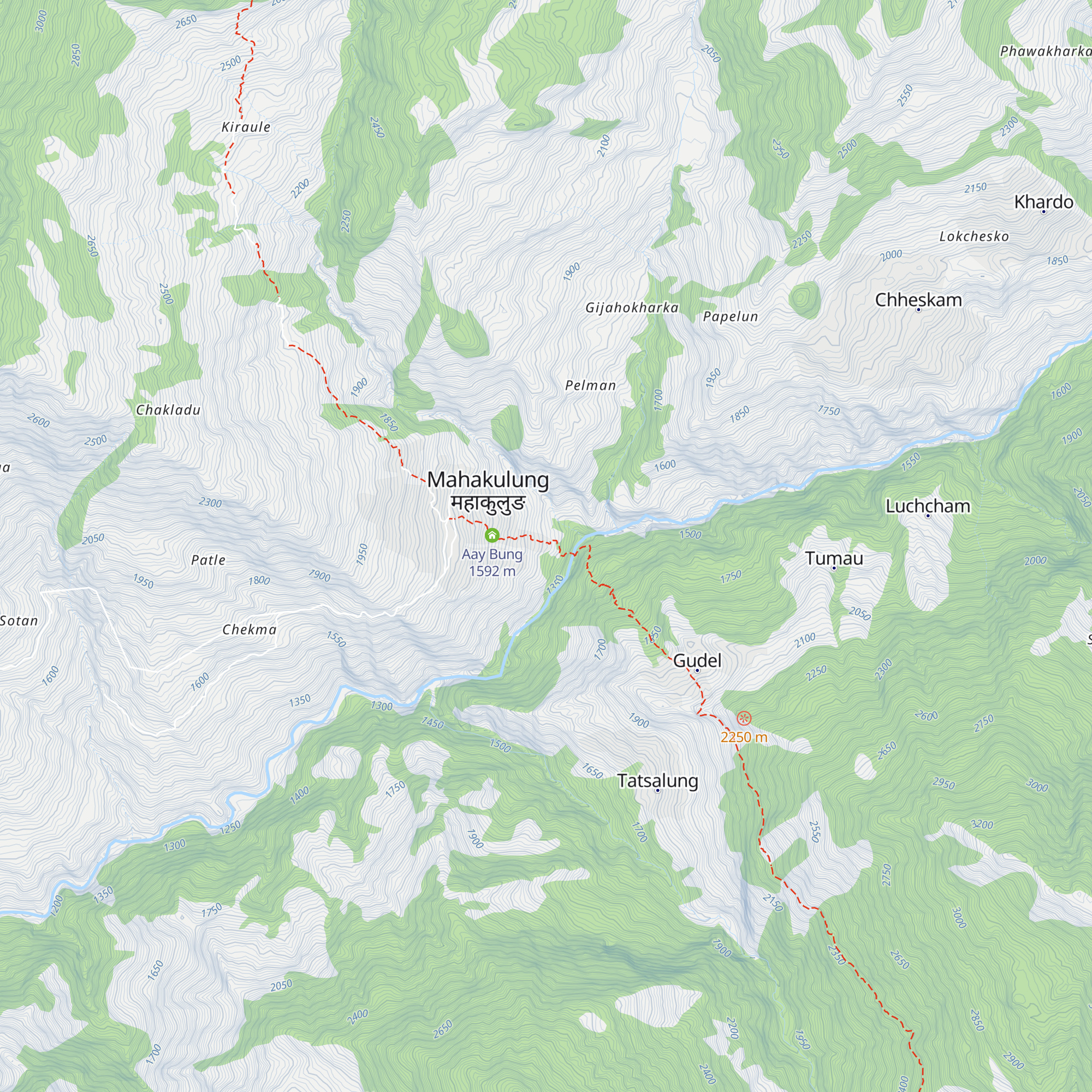 Sagarmatha Lodge map