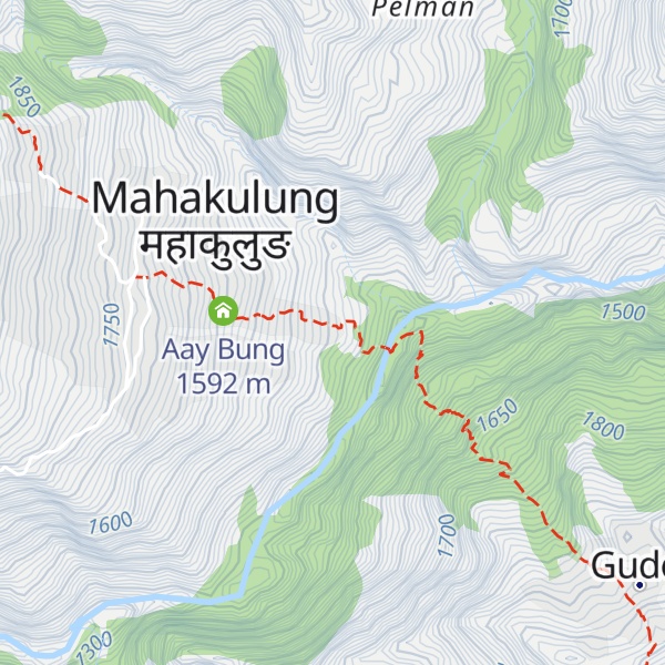 Map of Sagarmatha Lodge