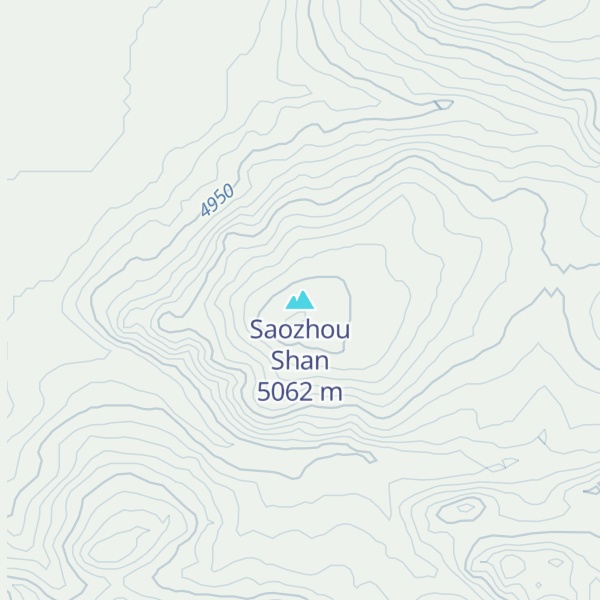 Map of Saozhou Shan