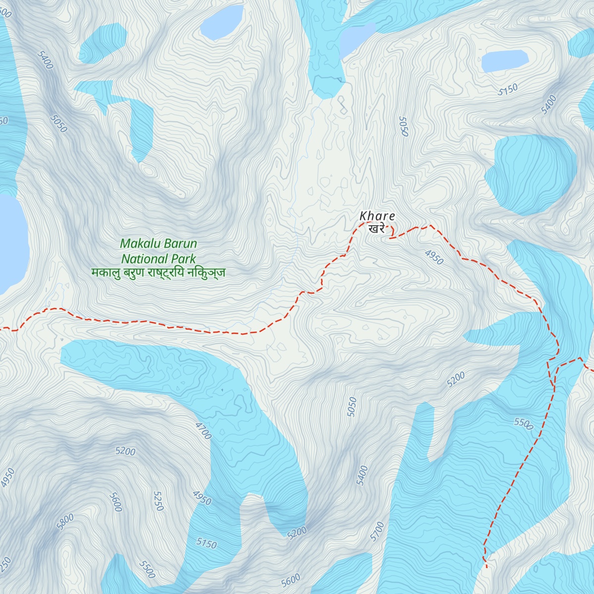 Pachpokhari hotel and lodge map