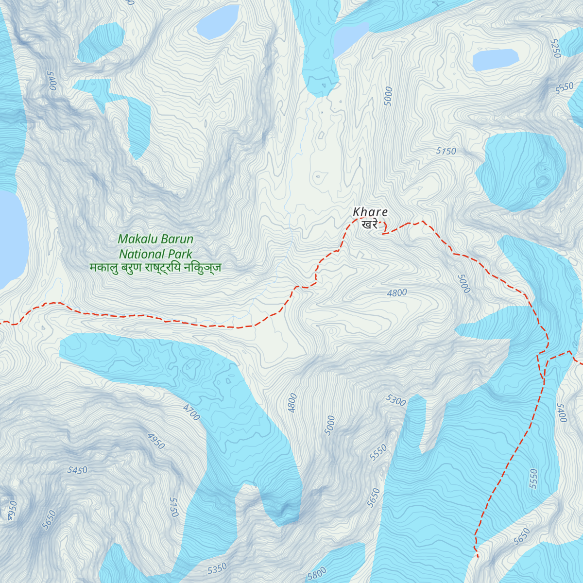 Pachpokhari hotel and lodge map