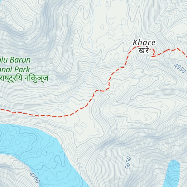 Map of Pachpokhari hotel and lodge