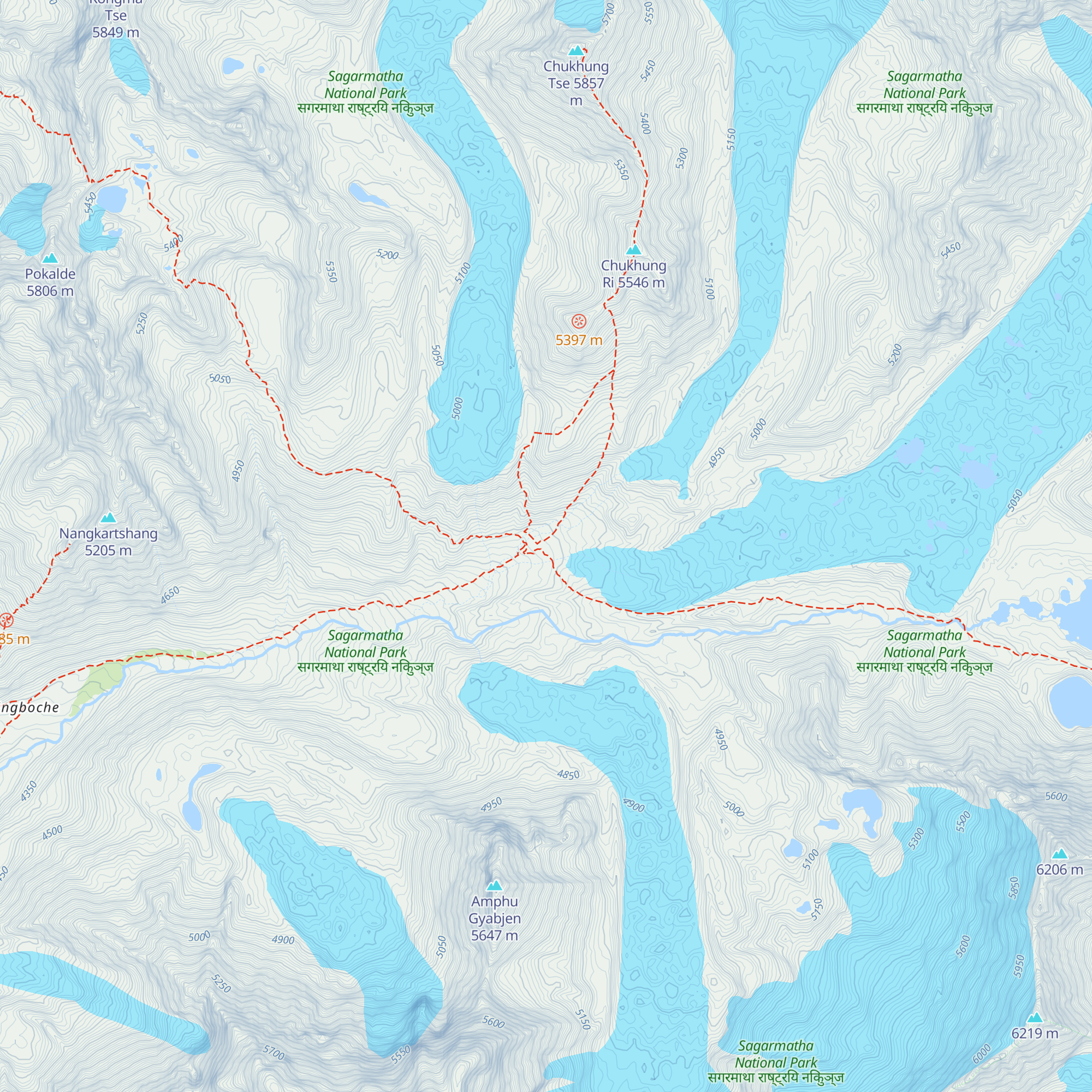 Namaste Lodge map