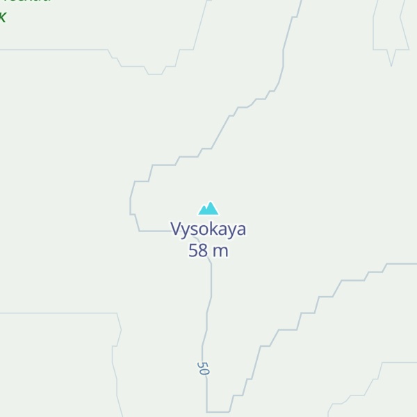 Map of Vysokaya