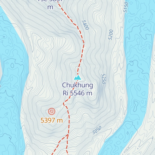 Map of Chukhung Ri