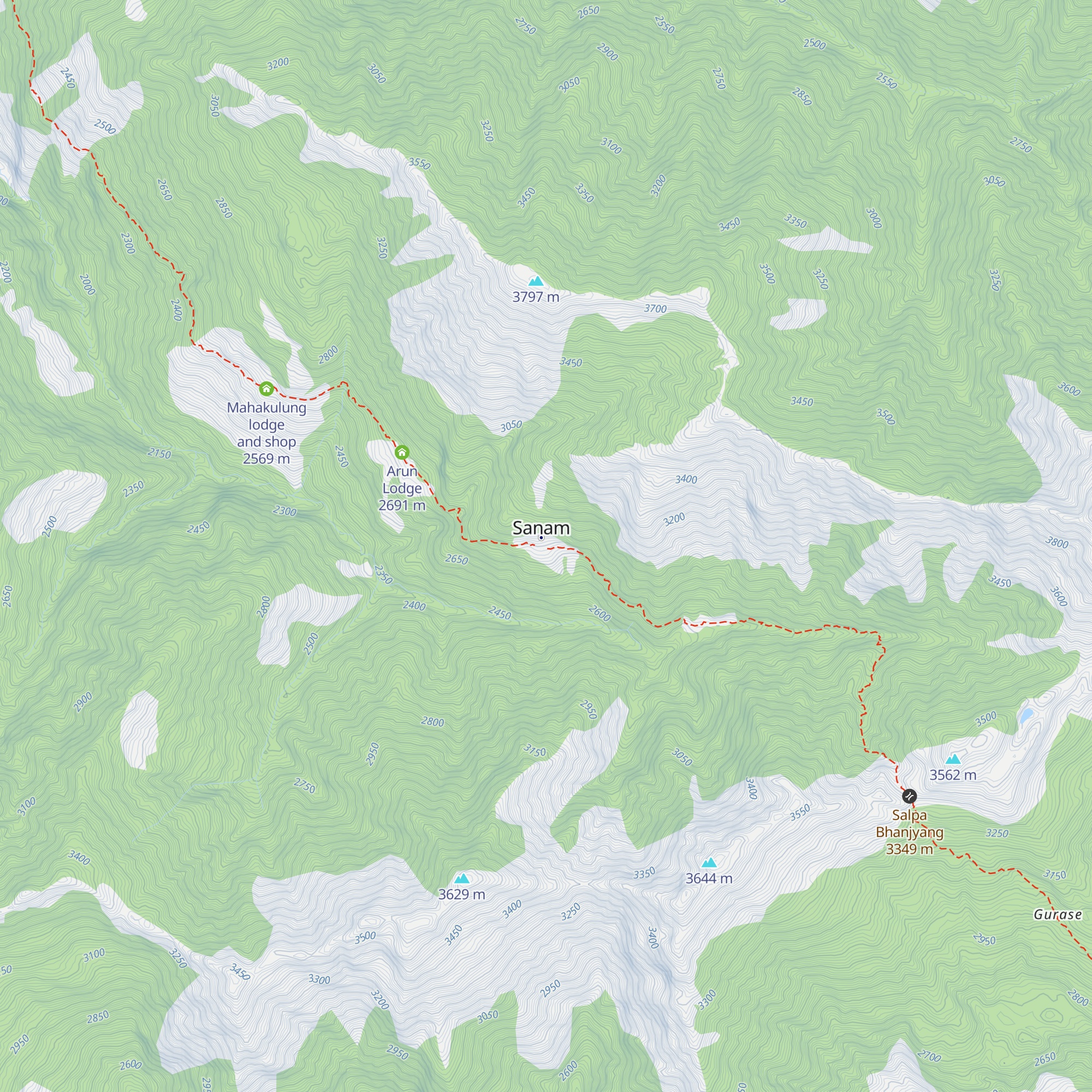 Sanam Lodge map