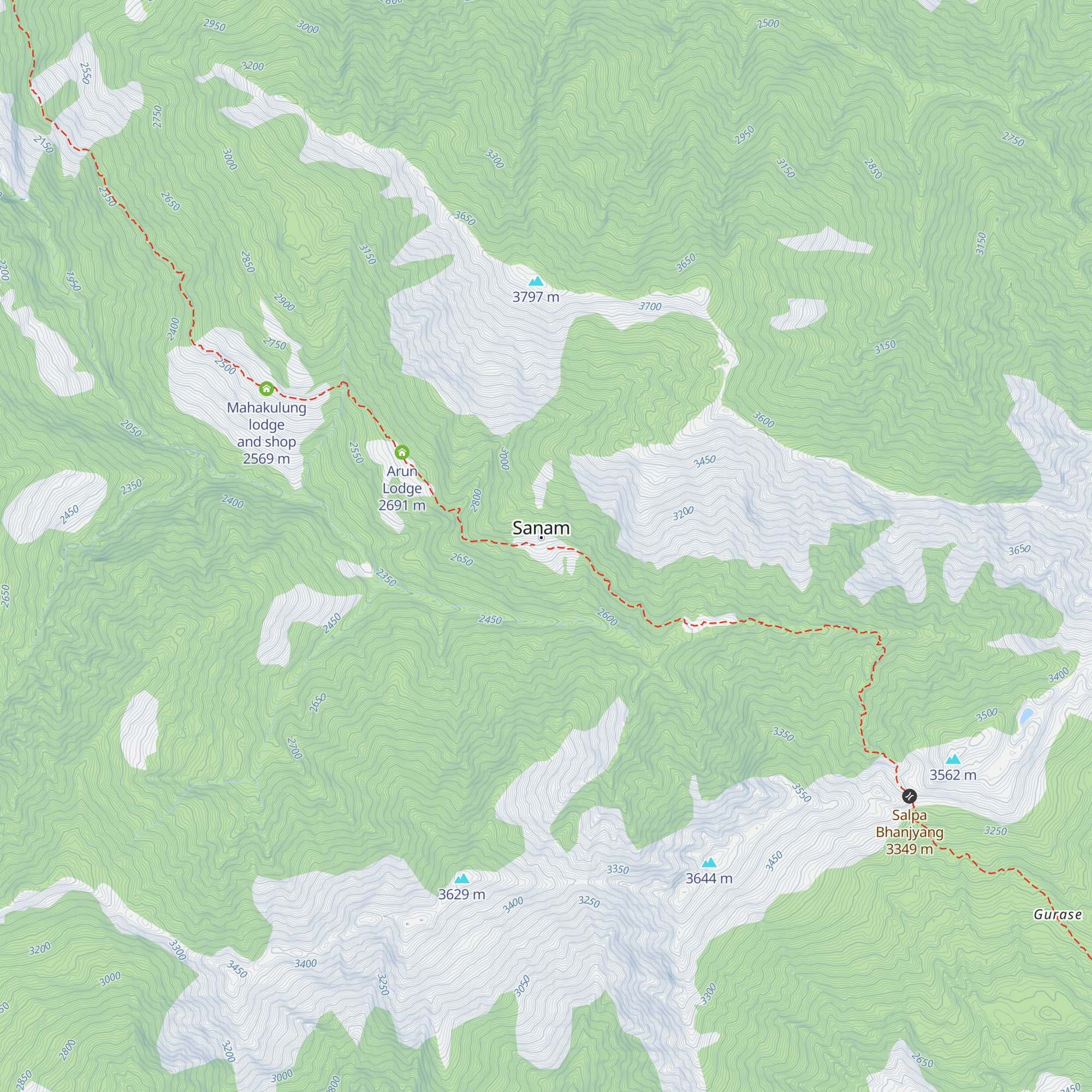 Sanam Lodge map