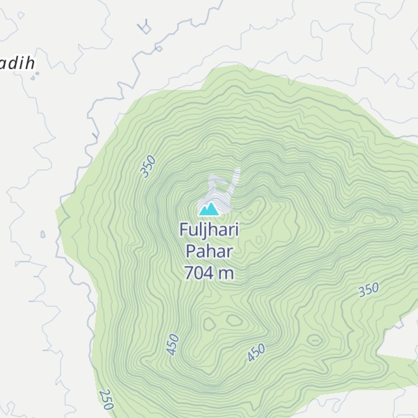 Map of Fuljhari Pahar