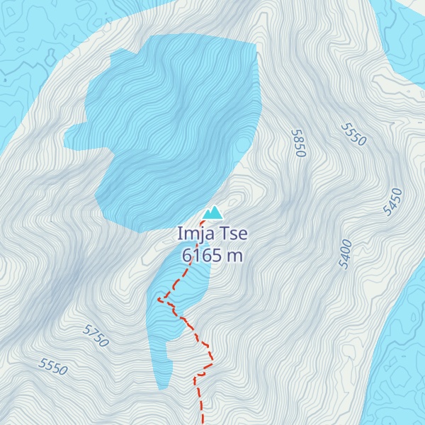 Map of Imja Tse