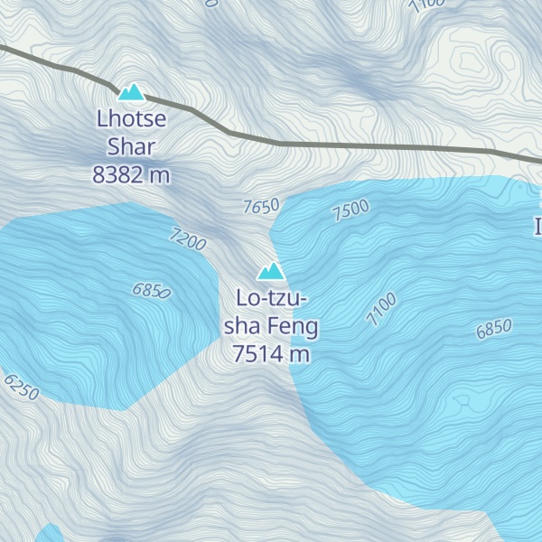 Map of Lo-tzu-sha Feng